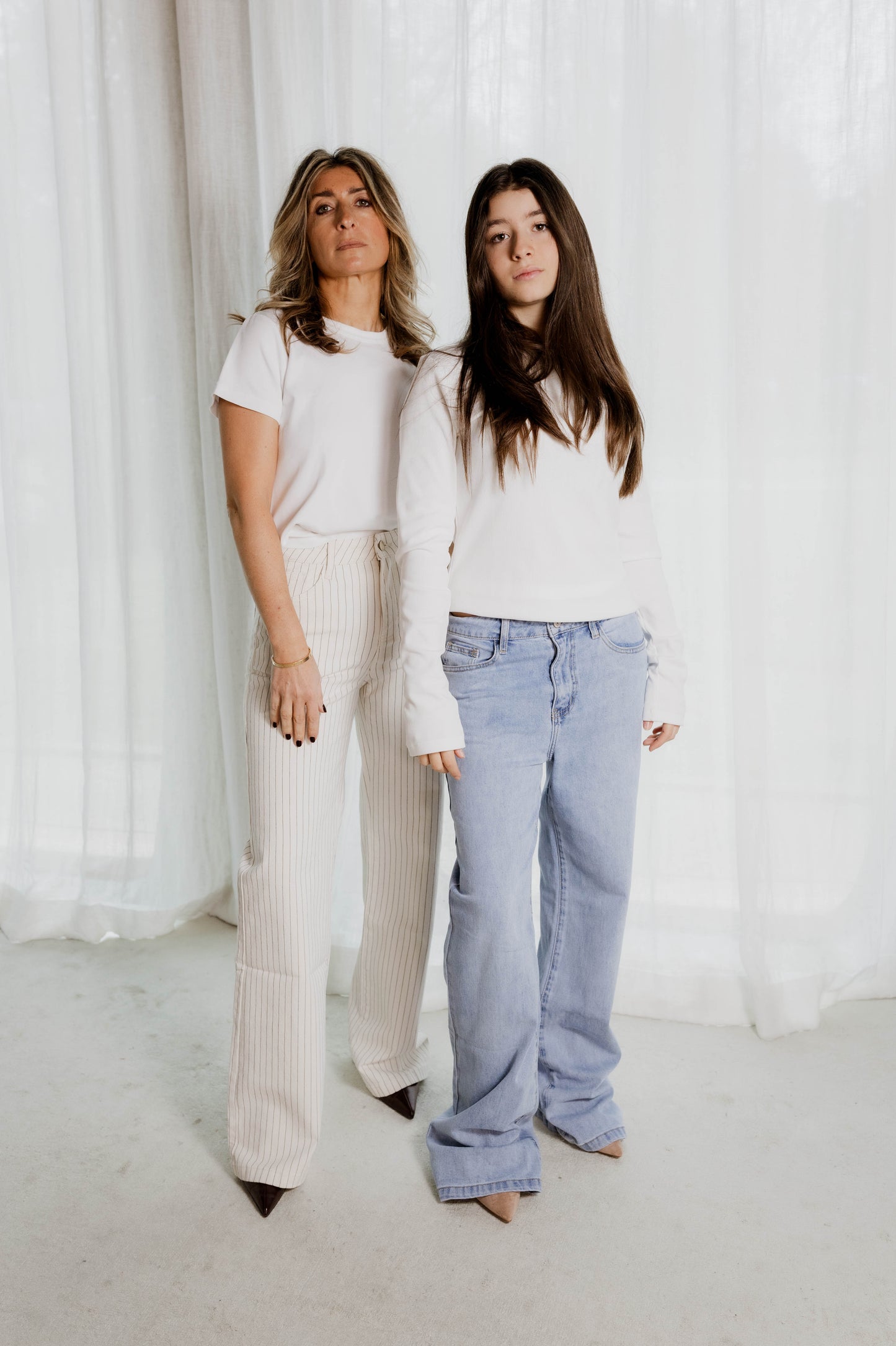 Le Jeans Rosa - Le wide leg brut