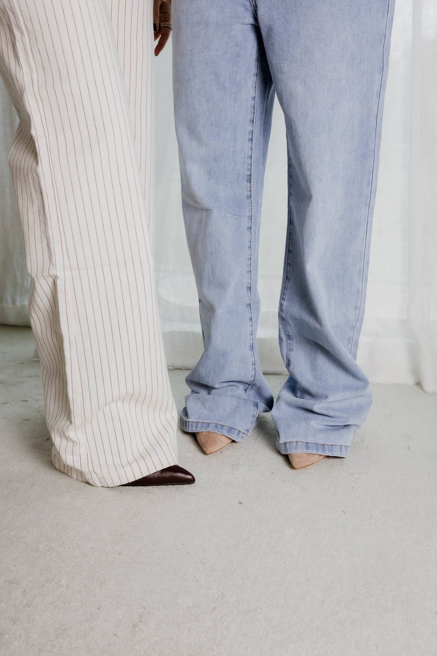 Le Jeans Rosa - Le wide leg brut