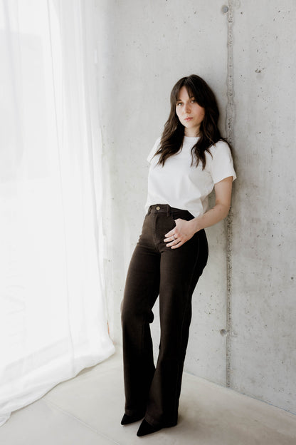 LOU — LE JEANS MARRON